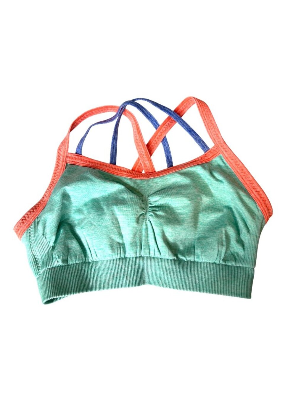 Victoria's Secret‎ VSX Sport Medium Support Strappy Pastel Bra Mint Peach Purple